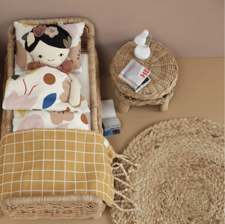 Fabelab-Rattan Doll Bed on Design Life Kids