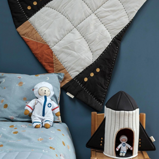 Quilted Space Shuttle Blanket Fabelab on Design Life Kids
