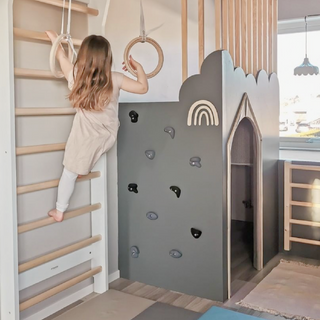 Fitwood Climbing Wall Bar Set on Design Life Kids