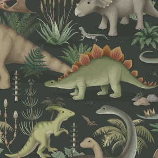 Prehistorica Wallpaper Collection Fleur Harris on Design Life Kids