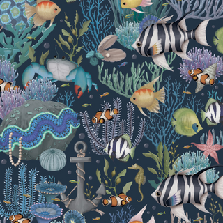 Treasure Reef Wallpaper Collection Fleur Harris on Design Life Kids