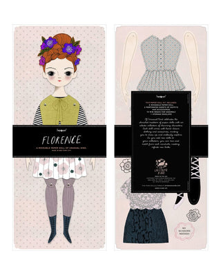 Of Unusual Kind-Florence Paper Doll Kit on Design Life Kids