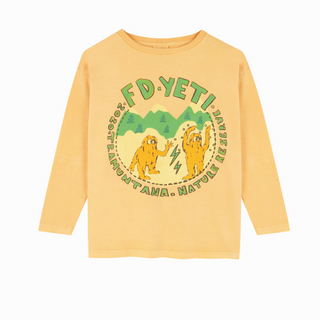 Fresh Dinosaurs-Yeti Long Sleeve Shirt on Design Life Kids