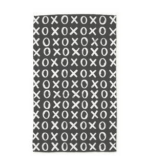 Geometry XO Print Kitchen and Hand Towels at DLK