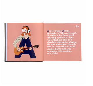 Alphabet Legends-Guitar Legends Alphabet Book on Design Life Kids