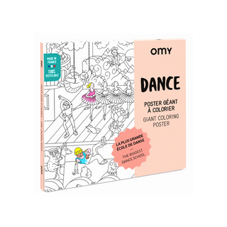OMY Dance Coloring Book Poster on Design Life Kids