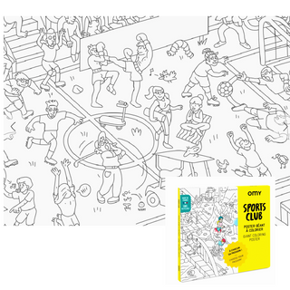 OMY Coloring Poster on Design Life Kids