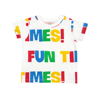 HUGO LOVES TIKI-Fun Times T-Shirt on Design Life Kids