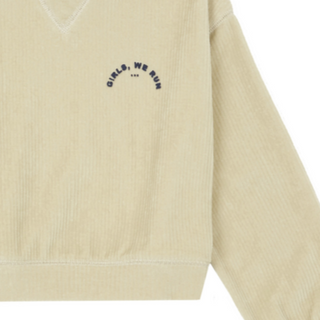 Hundred Pieces-Girls Run Velvet Sweatshirt on Design Life Kids