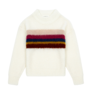 Hundred Pieces-Rainbow Knitted Jumper on Design Life Kids
