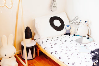 LITTLE POP STUDIOS-XO Pillowcase Set on Design Life Kids