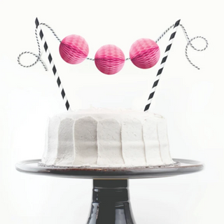 Inklings Paperie-Honeycomb Cake Topper on Design Life Kids