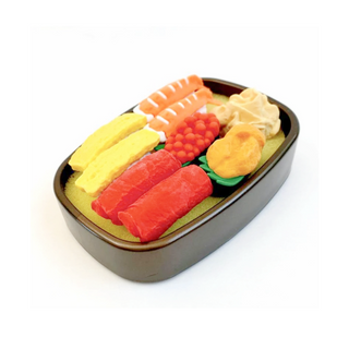 Iwako Japanese Sushi Box Eraser Set