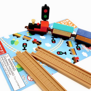 Iwako Japanese Train Eraser Set on Design Life Kids