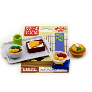 Japanese Iwako Japanese Foods Eraser Set