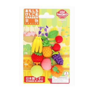 Japanese Iwako Fruit Eraser Set