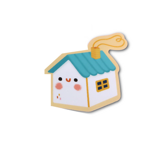 Kawaii Happy House Sticker at DLK