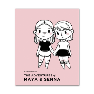 DESIGN LIFE KIDS-A Coloring Story: The Adventures of Maya & Senna on Design Life Kids