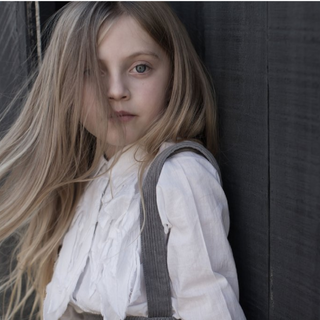 Kids Cotton Ruffle Button Down Shirt on Design Life Kids