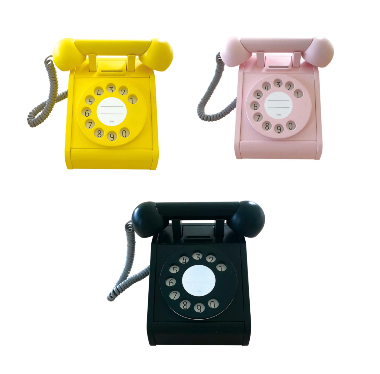 Retro Wooden Play Telephone Rotary Phone for Kids – Design Life Kids