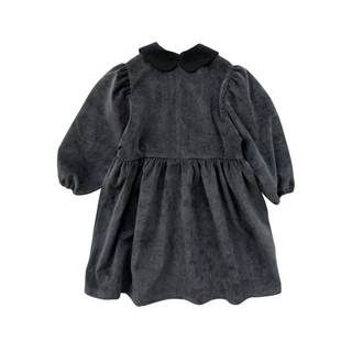 LITTLE MAN HAPPY-Almost Black Party Dress on Design Life Kids