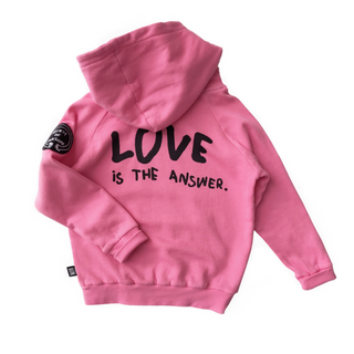 LITTLE MAN HAPPY-Love is the Answer Hoodie on Design Life Kids