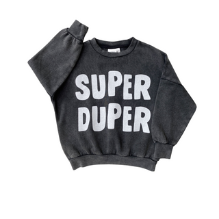 Little Man Happy Super Duper Sweater on Design Life Kids