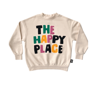 Little Man Happy The Happy Place Sweatshirt on DLK