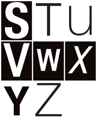 YOUR TYPE-Modern Letter Print on Design Life Kids