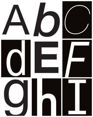 YOUR TYPE-Modern Letter Print on Design Life Kids