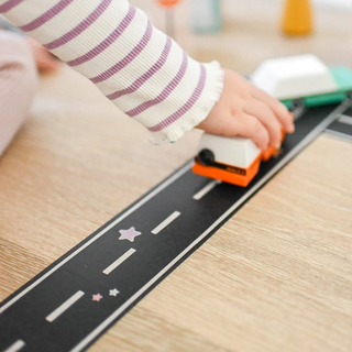 Black Play Road Tape for Toy Cars and Imaginative Play on DLK