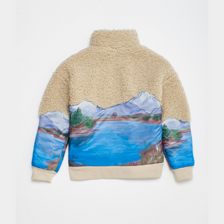 Maison Mangostan Forest Teddy Pullover Sweater on Design Life Kids