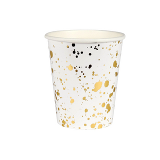 Meri Meri Party Gold Splatter Cups on Design Life Kids