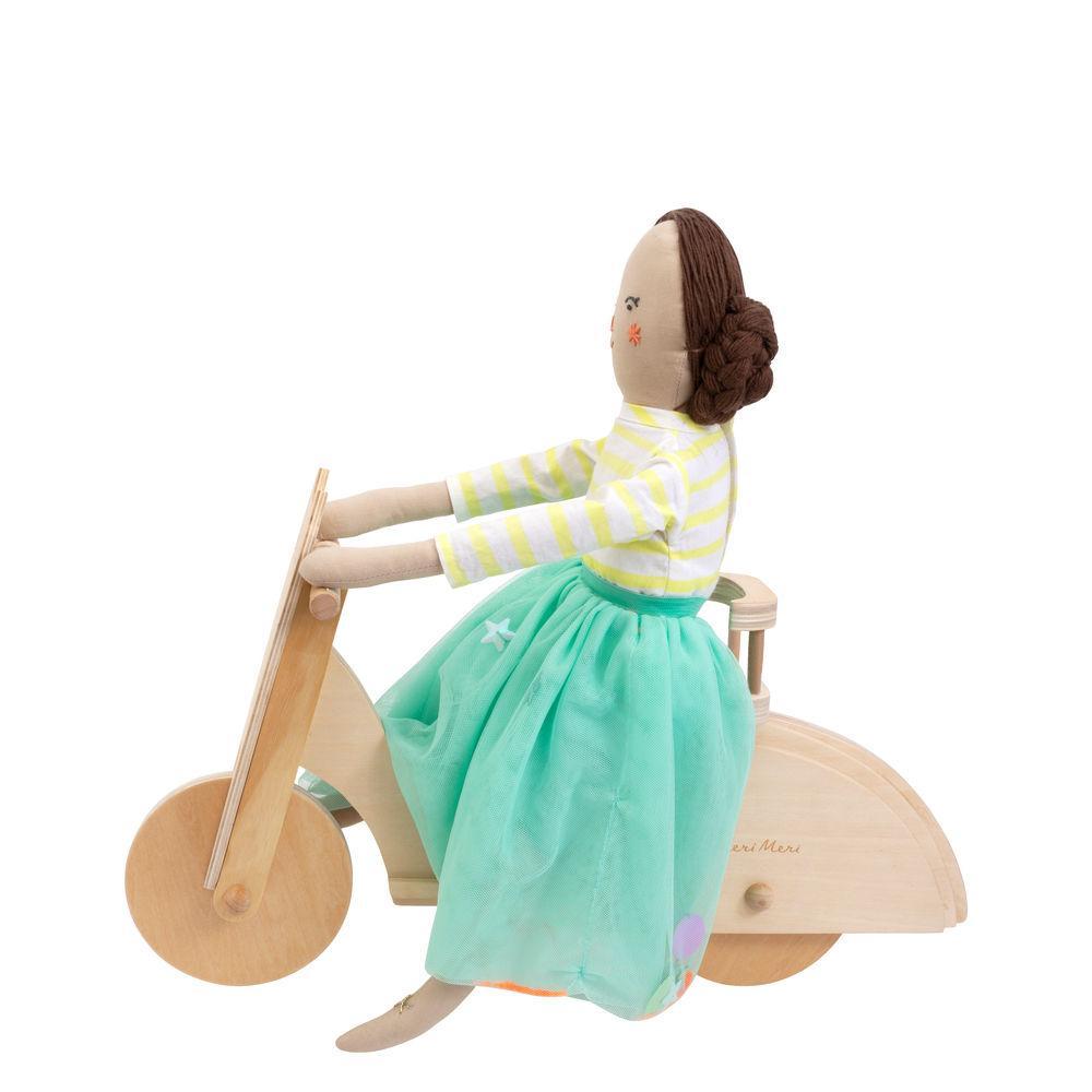 Meri Meri Wooden Doll Bed With Pompom Garland | Accessory For 18" Dolls - View #11
