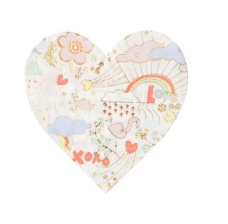MERI MERI-Doodle Heart Paper Napkins on Design Life Kids