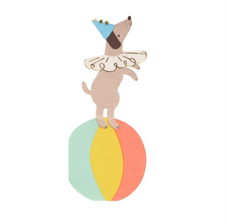 MERI MERI-Circus Dog Paper Napkins on Design Life Kids