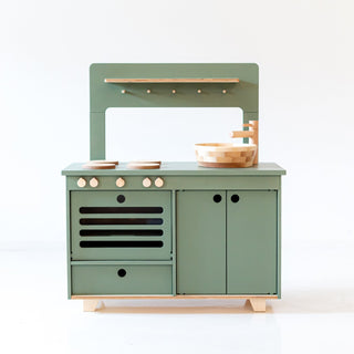Midmini-Zoe Wooden Play Kitchen on Design Life Kids