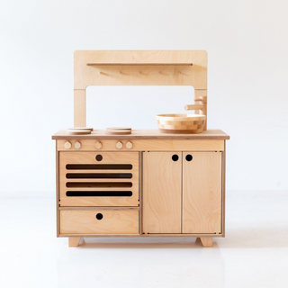 Midmini-Zoe Wooden Play Kitchen on Design Life Kids