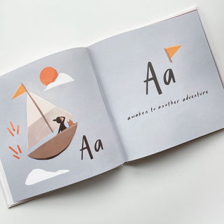 Mimochai-Alphabet Adventure Hardcover Book on Design Life Kids