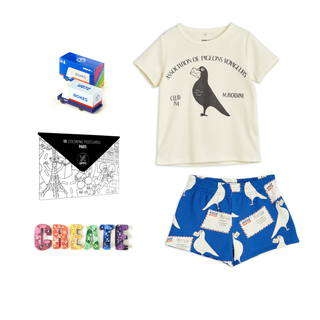 Mini Rodini Pigeon Shorts on  Design Life Kids
