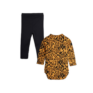 Mini Rodini Leopard Bodysuit on Design Life Kids