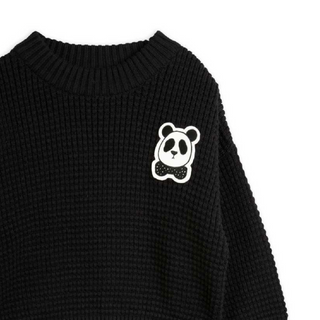 Mini Rodini Panda Knitted Sweater on DLK