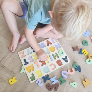 Wooden Alphabet Puzzle on Design Life Kids