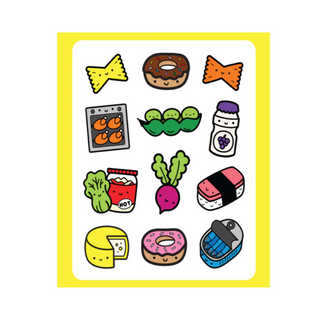 Mochi Kids Kawaii Foods Sticker Sheet on DLK