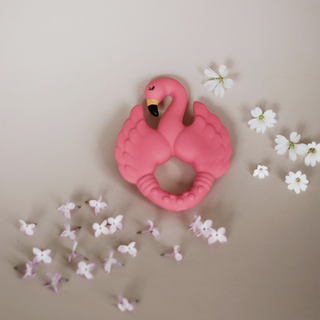Natruba Flamingo Teething Toy on Design Life Kids