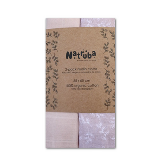 Organic Muslin Leaf Print Cloth Set on DLK