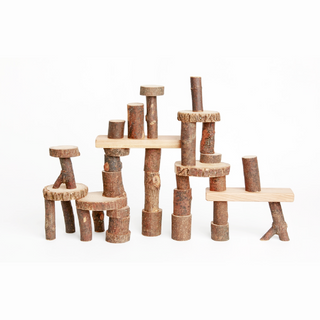 Tree Blocks-Natural Bark Tree Blocks on Design Life Kids