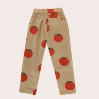 Olive and the Captain Garden Tomato Corduroy Straight Pants on DLK