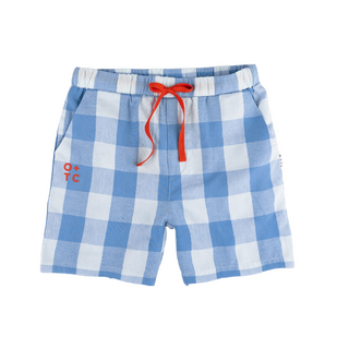 Gingham Relaxed Shorts Olive and the Captain on Design Life Kids