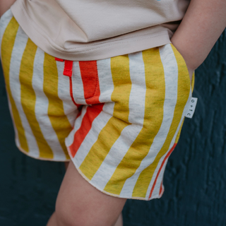 Olive and the Captain Duo Stripe Relaxed Shorts on DLK